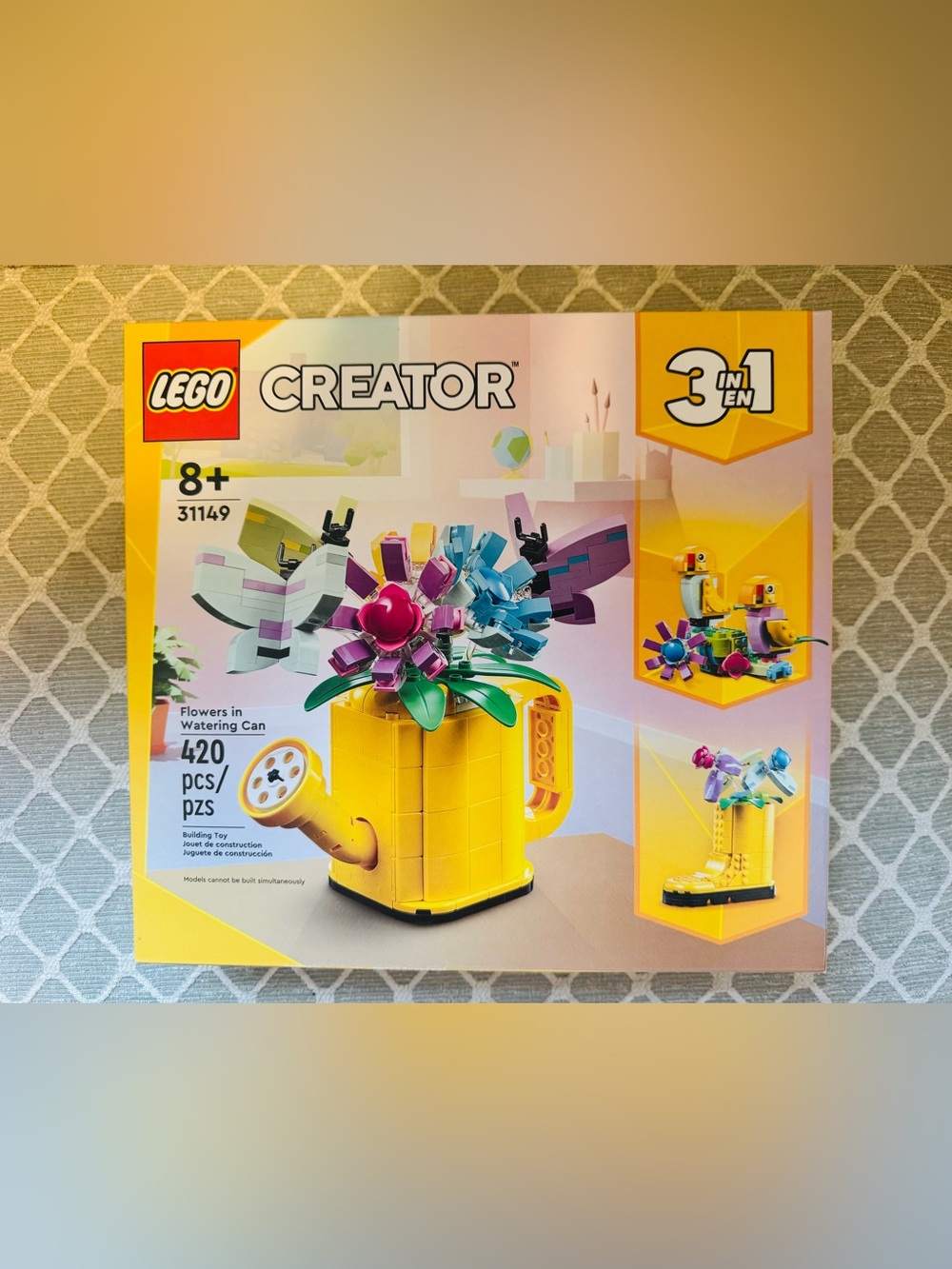 NWT LEGO Creator - Flowers in Watering Can (age 8+)